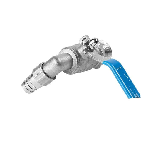 Heavy Duty 304 Stainless Steel Ball Valve And Faucet Water Pipe Plumbing Drain Outlet Zero Hassle Solenoid Control Smooth Operator No Sweat Rust Free Finish with adjustable wrench