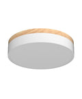 Dimmable Wood Flush Mount Ceiling Light With Round Minimalist Design Five Color Temperatures 2700K To 6000K Dial In The Right Hue Close