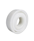 Premium Zirconia Ceramic Bearings For Ridiculously Smooth Rolling And Zero Rust Headaches With Heavy Duty Construction That Totally Slays Steel Components In Every Motor Assembly 60 By 110 By 22 Millimeter Pack Of Five Pieces, white ceramic bearing in profile view.
