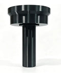 Professional Smoke Detector Removal Tool With A Slick Pole Attachment Gripper For High Ceiling Install And Quick Detachment Jobs That Are No Fuss Ace Rig In Red, black adapter design.