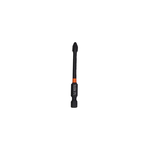 Tough As Nails Variable Speed Cordless Drill accessory: black and orange driver bit for precise fastening tasks.