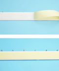 Heavy Duty Reversible Peel and Stick Wall Hooks 2 Pack Stainless Steel Coat Rack Organizer with 6 Hooks Each Swivel Flip 180 Degrees for Mudroom Bathroom Kitchen and Closets exposed sticky backing on white hooks