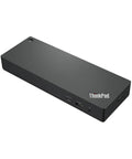 Heavy Duty Thunderbolt 4 Workstation Dock With 230W Charge And Crisp 4K Screen Support, Sleek USB C Hub showing USB ports and Ethernet.
