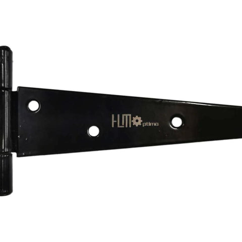 Heavy Duty T Hinge Set 10 Inch Black Rustproof Tee And Strap Hinges for barn gate or fence
