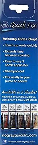 Instant Gray Root Cover Up Shampoo Formula With Easy Brush Applicator For Messless Touch Ups On The Go Travel Bundle with instructions.