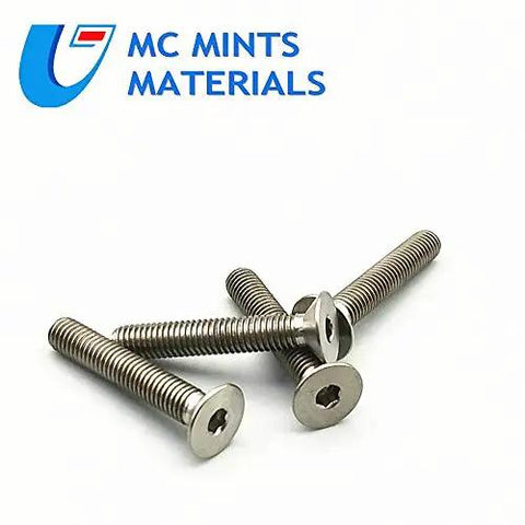 Kickin Style Titanium Bolts M5x30mm Countersunk Flat Head Fasteners Multicolor Heavy Duty Hardware For Motorcycle Chassis Bike Frames And Vehicle Mods Built Sick Ride Ready Gear Pack with hex socket head.