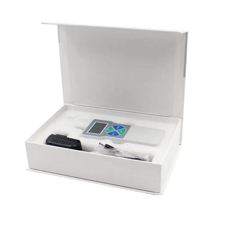 Portable Digital Force Gauge With Slick LCD Panel No Fuss Operation Plug And Play Push Pull Tester For Tension Measurements in white box.
