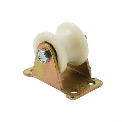 Heavy Duty Nylon Sliding Door Rollers Featuring A Slick Grooved Build For Quiet Operation And Bulletproof Wear Resistance Quick Swap U30mm Roller Wheels for closet track systems.