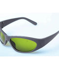 Heavy Duty Nd Yag Laser Safety Glasses With Od7 Plus Eye Shielding Against 755 808 980 1064 Nms For Med Spas And Industrial Labs Ce Certified in grey with green lenses