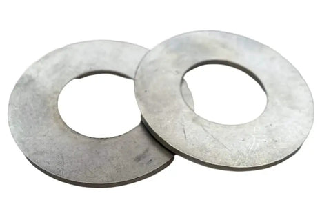 Heavy Duty Front Wheel Hardware Kit For Husqvarna Riding Mowers includes steel retainer washers for durability and stability.