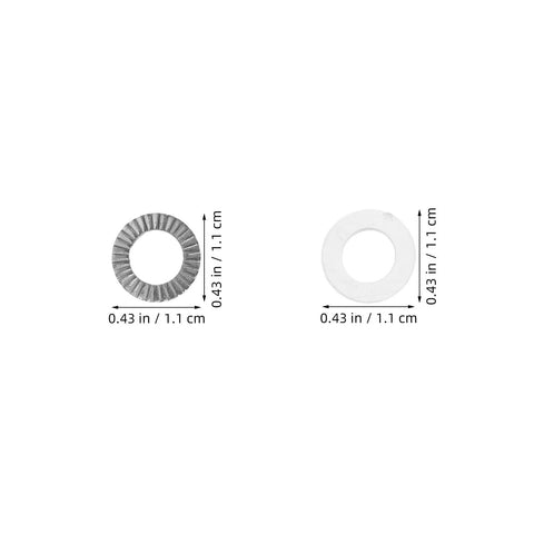 Heavy Duty Metal Wedge Locking Washers For Drum Rack Mounting Hardware And Cymbal Stand secure fasteners, featuring metal and plastic designs.