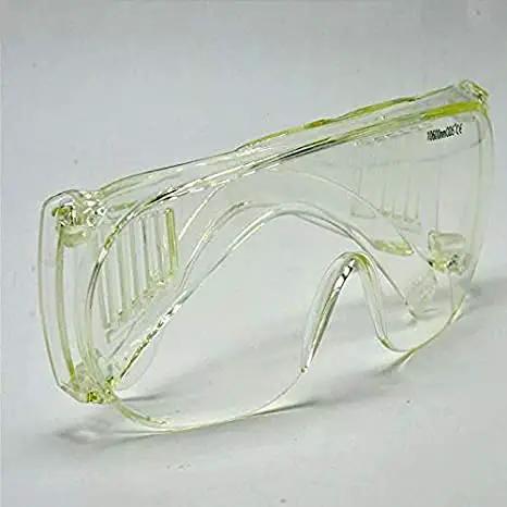 Heavy Duty Co2 Laser Safety Goggles With 10600nm Wavelength And Od5 Plus Optics Featuring Beatup Proof Polycarbonate Lenses. Clear design.