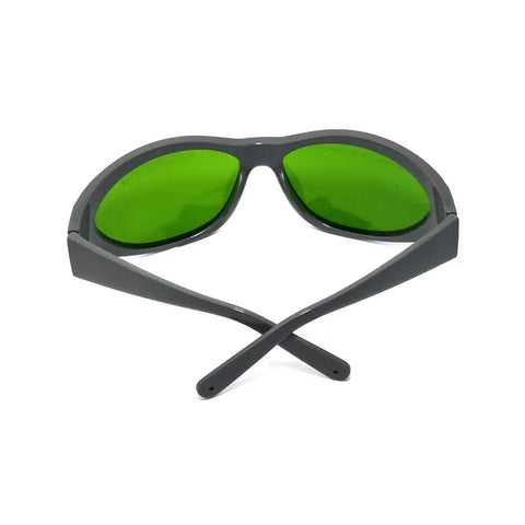 Heavy Duty Infrared Laser Safety Eyewear Providing Sweet Optical Density Ratings And Broad Waveband Coverage From Seven Forty To Eleven Hundred Nanometers, snug wraparound design