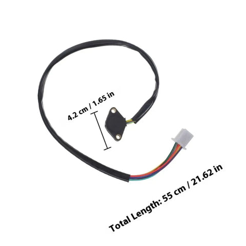 Automatic Transmission Neutral Safety Switch 2 Pack With Wire Leads Plastic Gear Position Sensor, 55 cm wire, black