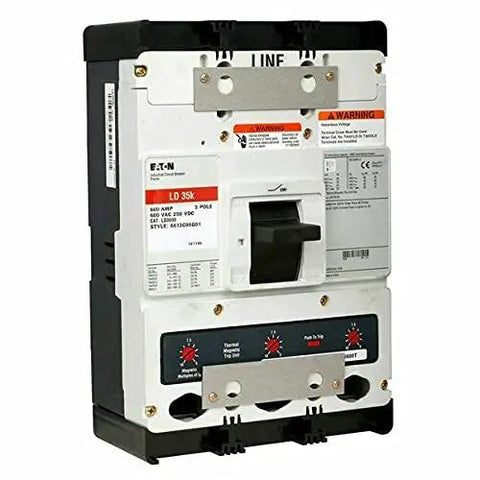 LD3600 Molded Case Circuit Breaker Delivers Heavy Duty Protection For Your Industrial Rig And Keeps Everything Running Smooth With Zero Drama featuring a back view showcasing panel connections.