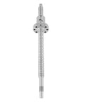 Precision Rolled Ballscrew Anti Backlash Ball Nut 300 mm for Heavy Duty CNC Machines on white background.