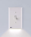 3 Pack SwitchLight LED Night Light For Single Pole Switches With Auto On Off Sensor Adjustable Brightness White Toggle