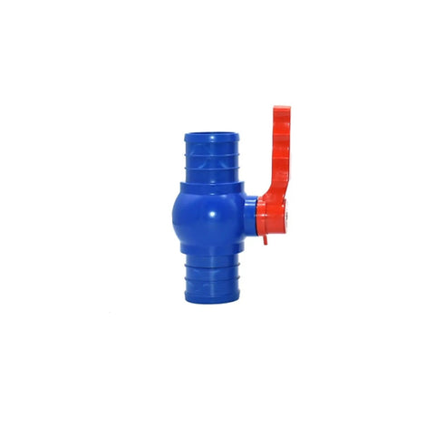 Heavy Duty Water Hose Connector Tee Splitter With Ball Valve For Irrigation 50 63 75 100mm Quick Connect Straight Fittings Red Finish