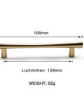 Polished Brass Cabinet Pulls 5 Pack With 5 Inch Hole Center For Kitchen Cabinets And Dresser Drawers Bright Gold Hardware