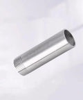 Heavy Duty Stainless Steel Pipe Fittings Connector SS304 with 200 mm length single head male threaded adapter, side view
