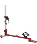 Car Dent Repair Tool Kit With Adjustable 400 To 1200 Mm Pulling Bar shown in red and black steel.