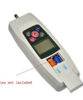 Heavy Duty Digital Push Pull Force Gauge Featuring Precision Handheld Dynamometer For Real Time Load Testing With 300 Newton Capacity Plus Plug And Play Setup And Crisp Readings For Everyday Shop Grind And Top Tier Quality Control with battery compartment.