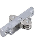 Heavy Duty Stainless Steel Sliding Door Roller Featuring Hella Slick Glide Double Wheel Pulley Kit for seamless cabinet drawer and sliding glass window track installation, showing pulley kit detail.