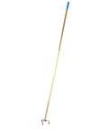 Kick It Easy With Heavy Duty Aluminum Smoke Detector Removal Pole Long Grip Handle for high ceilings, 130 inches, aluminum.