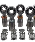 Badass 3/4 X 3/4-16 Four Link Rod End Kit With Rh And Lh Ends, Chromoly Steel Construction, Teflon Kevlar Races, built tough parts laid out.