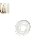 Heavy Duty Smoke Detector Mount Replacement Bracket Compatible With Zcombo Fire Alarm Setup, white circular design for secure installation.
