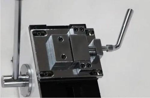 Badass Heavy Duty Wire Terminal Pull Out Force Gauge With 500N Digital Readout And Plug And Play Test Stand Assembly for connector testing.