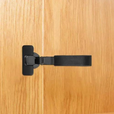 Soft Close Concealed Cabinet Door Hinges With Buffer Damper, Two-Stage Silent Damping For Kitchen Cabinets installed on wood door