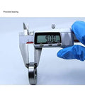 Built Tight And Smooth Rolling Rock Solid 6904zz Thin Section Ball Bearing Kit Abec One Precision Deep Groove Roller 20 X 37 X 9 Millimeter measuring 90 mm with caliper.
