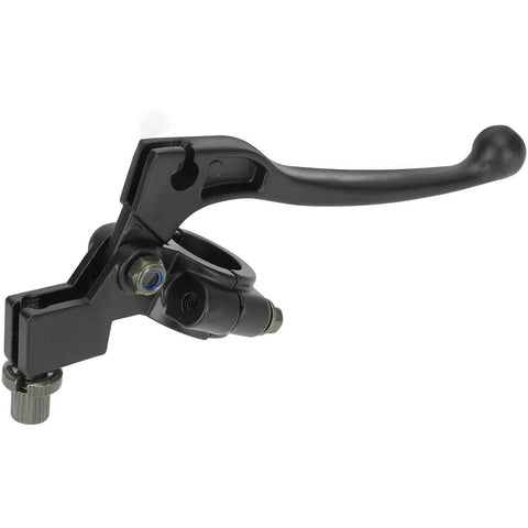 Left Side 22mm Clutch And Brake Lever Grip Upgrade Ready Perch For Seven Eighths Inch Handlebars Dirt Bike Pit Bike Black