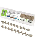 Honey Grove Composite Deck Plug Caps Eighty Count Top Notch Inserts Just Under Three Eighths Inch For Slick Deck Seams And Zero Stress Weekend Construction Upgrades on packaging with plugs.