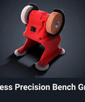 Badass Compact Mini Bench Grinder With 70mm Grinding Wheel 5500 RPM Speed Cordless 18V Lithium Battery Compatible Design.