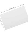 Straight Up Premium White PVC Cards Bulk Pack 85x54mm for double sided ID printing, smooth finish for easy banking swipes.