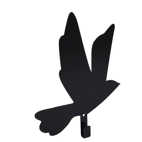 Premium Industrial Cast Iron Bird Wall Hook Hella Tough Metal Key Holder For Entryway Modern Wall Decor with sleek bird design.