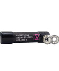 Slick Pro-Grade ABEC-9 608 Skate Bearings Pre-Lubricated Heavy-Duty Dual-Ball Shield Design displayed with protective tube.