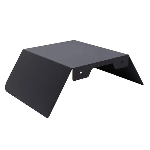 Heavy Duty Aluminum Alloy EV Charger Protective Cover Wall Mounted Weather Shield For Electric Vehicle, matte black design.