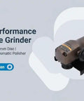 Pneumatic Air Angle Grinder Delivers Beast Mode 10000 RPM Power For Serious Metal Grinding And Polishing Ops On Ship Hulls Or Wood Projects Includes 110mm Disc With Quick 1/4 Inch Hookup.