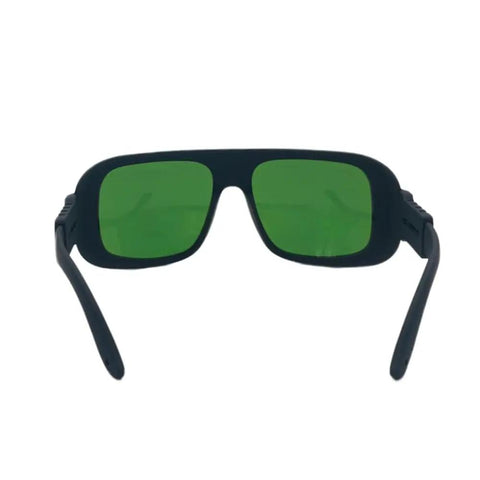 High Performance Laser Safety Shades Serving Real Badass Eye Shielding For 980Nm 1064Nm 1320Nm Nd Yag Equipment front view green lenses.