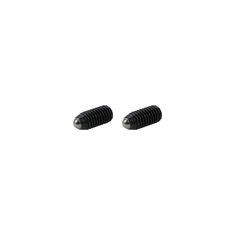 Built Like A Tank M8 X 16mm Spring Loaded Ball Screws With Hex Drive Plungers crafted from heavy duty carbon steel, black finish.