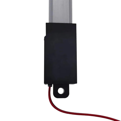Heavy Duty Electric Linear Actuator 12V Dc Motor Featuring 30Mm Or 50Mm Stroke close-up of actuator housing and wire connection.