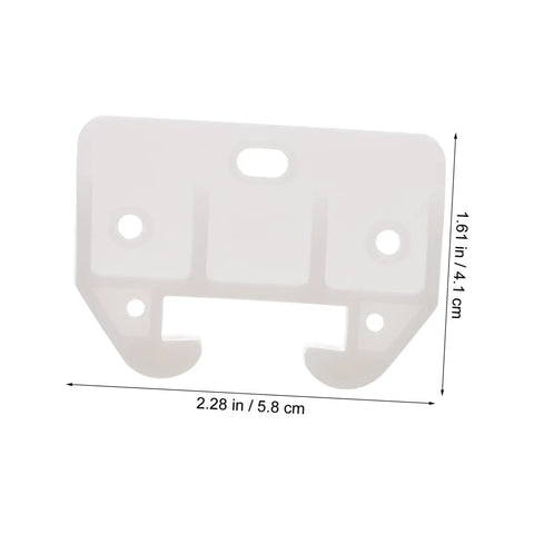 Drawer Track Guide Kit Twelve Piece Plastic Slides and Latches for Furniture Cabinets and Drawers Durable Easy Install Replacement Rails