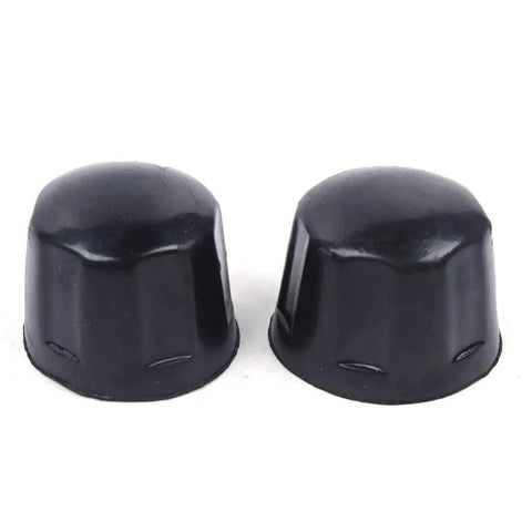 Two black plastic end caps for 29 Inch Drift Trike Rear Axle Complete Kit With Disc Brake Assembly T8F 58T Chain.