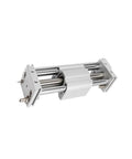 Heavy Duty Rodless Cylinder And Pneumatic Linear Actuator featuring aluminum frame, designed for precision motion on shop floors.