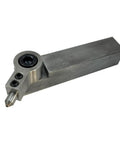 Lathe Burnishing Tool For A Slick Mirror Finish Turn Instead Of Grind Adjustable Tool Holder shown at an angle
