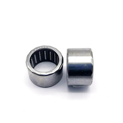 Five Piece HF3520 One Way Wedge Needle Roller Bearing 35x42x20 Mm showing two steel bearings for clutch release systems.