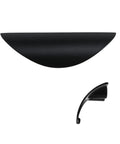 10 Pack Crescent Drawer Pulls Black Zinc Alloy Nordic Style Cabinet Wardrobe Handles 32 mm Hole Centers
